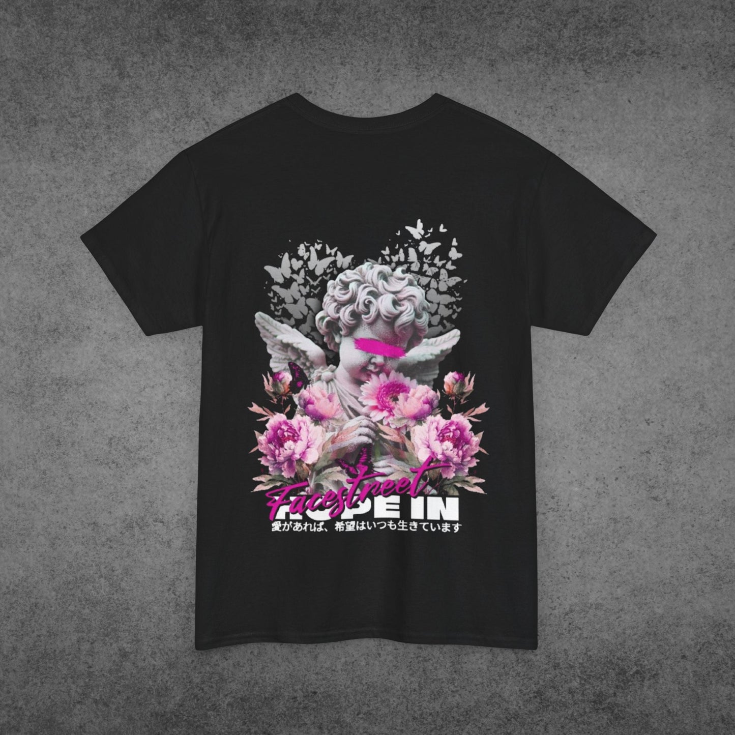 Concrete Angel Black Tee - FacestreetConcrete Angel Black TeeFacestreet