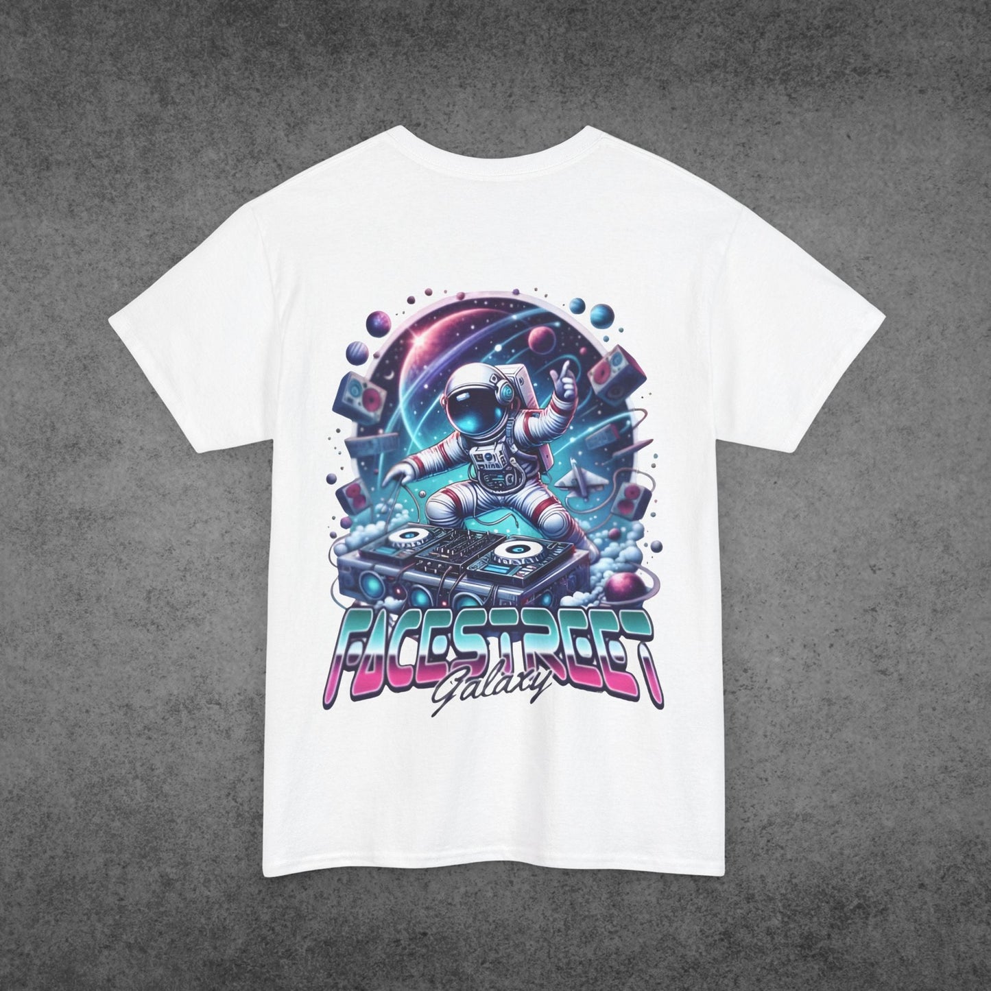 Facestreet Galaxy White Tee - FacestreetFacestreet Galaxy White TeeFacestreet