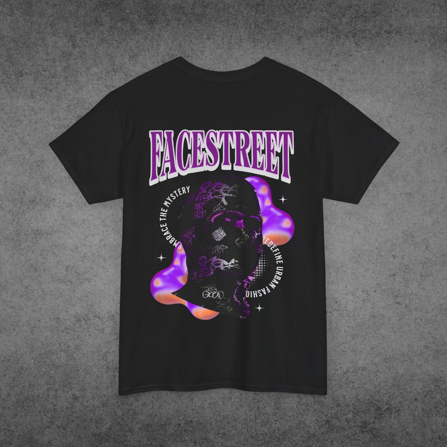 Masked Mystery Black Tee - FacestreetMasked Mystery Black TeeFacestreet