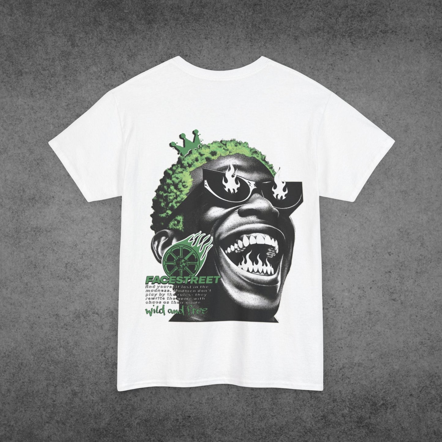 Wild and Free White Tee - FacestreetWild and Free White TeeFacestreet