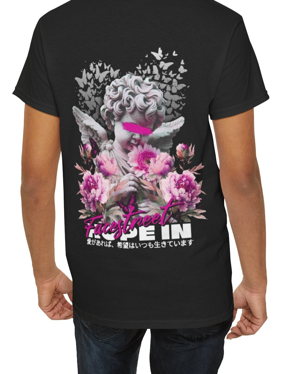 Concrete Angel Black Tee