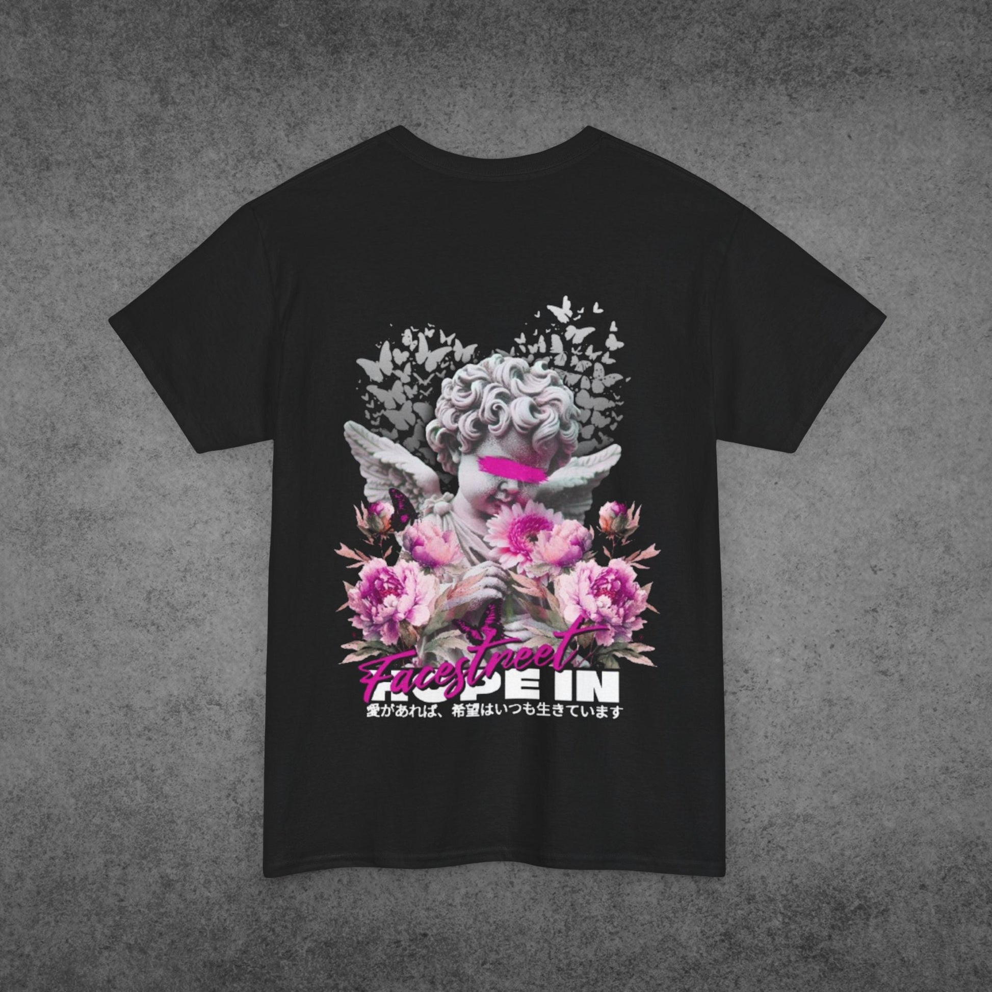 Concrete Angel Black Tee - FacestreetConcrete Angel Black TeeFacestreet