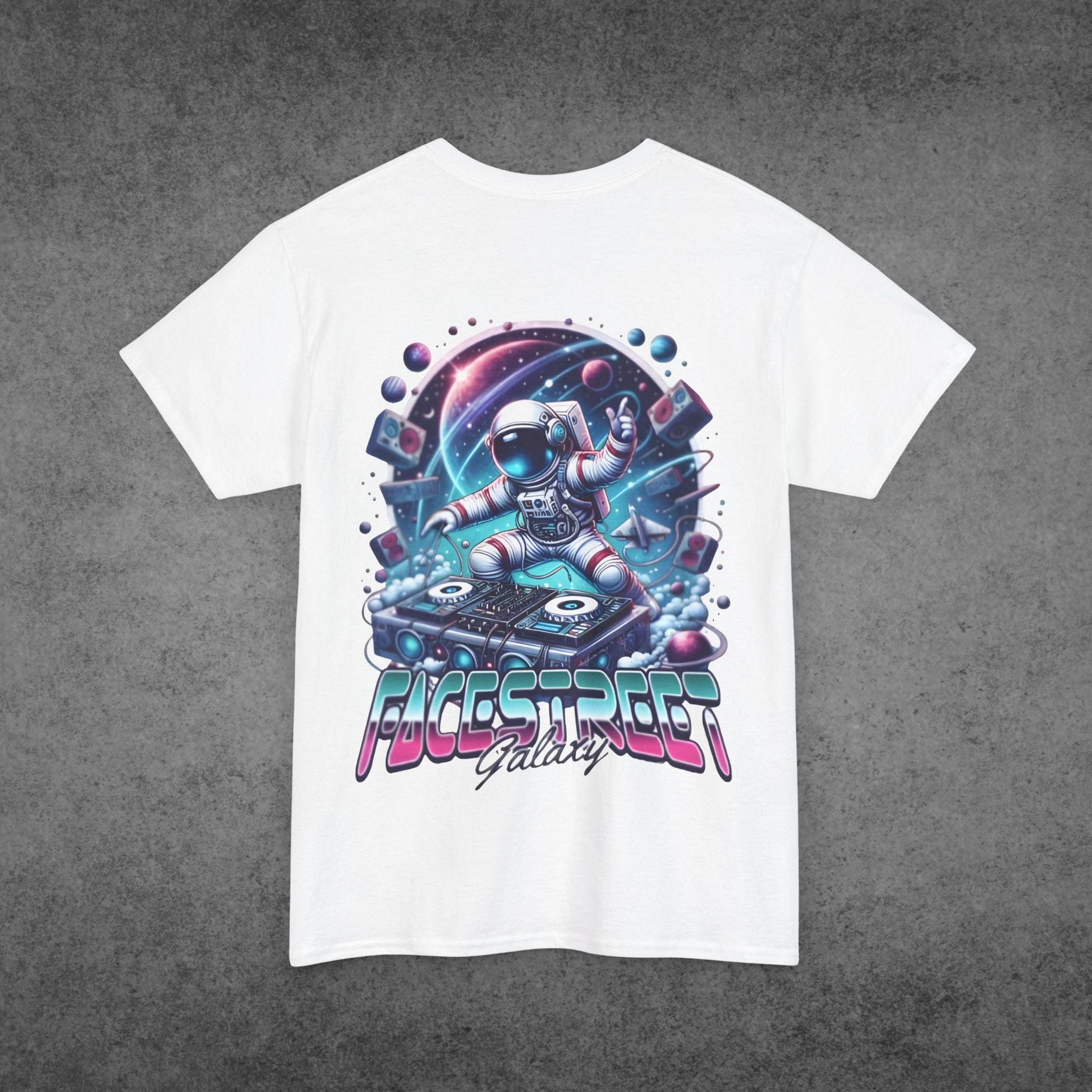 Facestreet Galaxy White Tee - FacestreetFacestreet Galaxy White TeeFacestreet