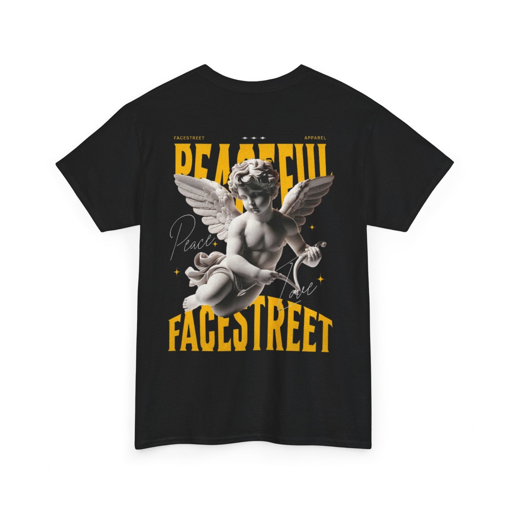 Peace & Love Black Tee - FacestreetPeace & Love Black TeeFacestreet