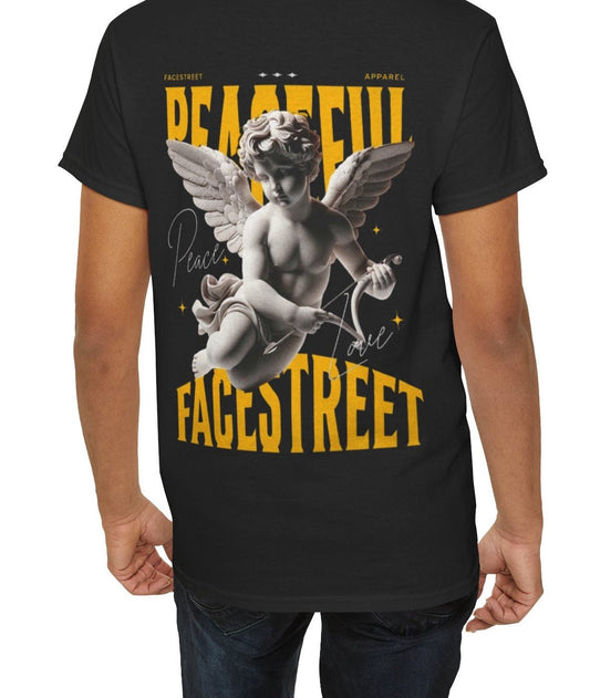 Peace & Love Black Tee - FacestreetPeace & Love Black TeeFacestreet