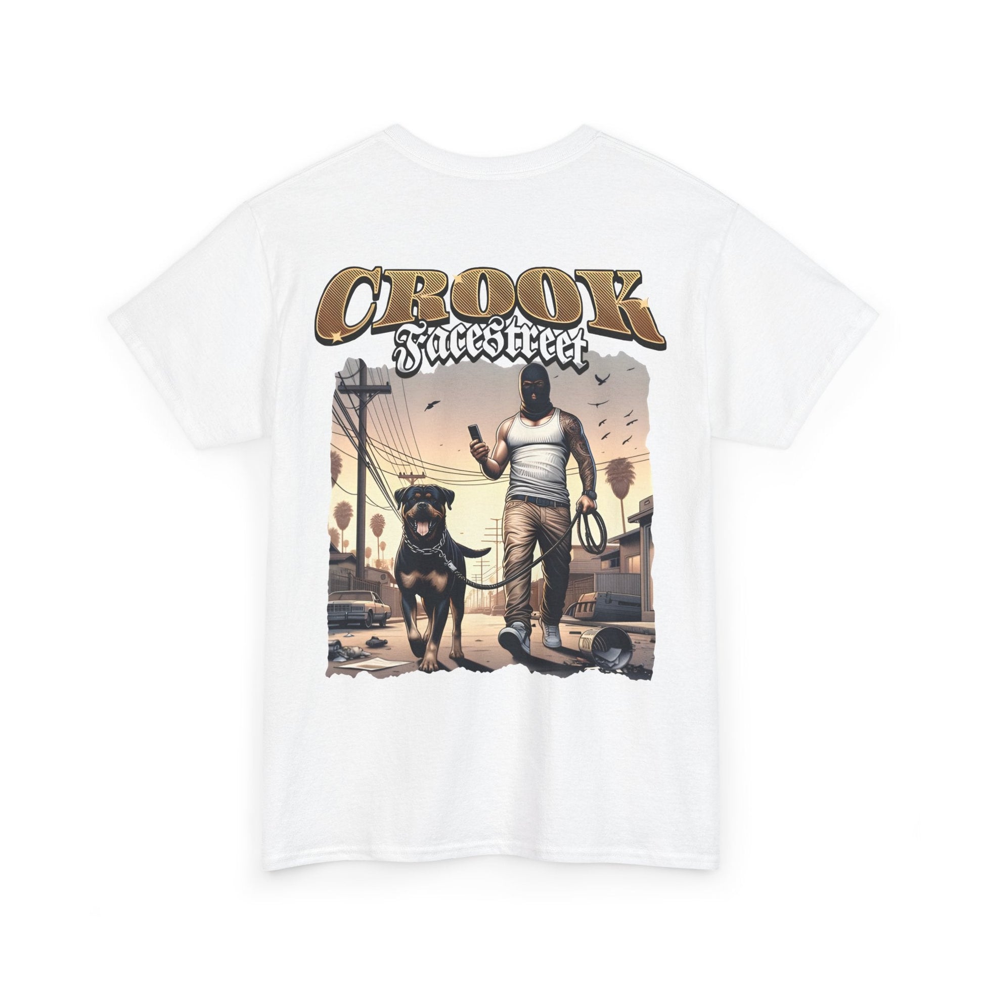 Real Crook White Tee - FacestreetReal Crook White TeeFacestreet