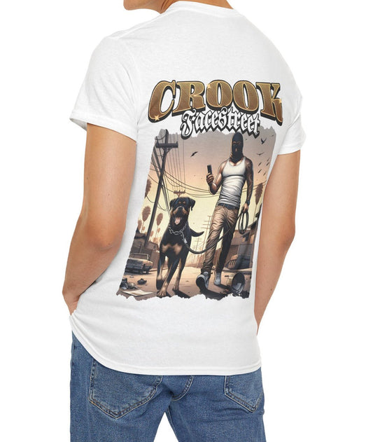 Real Crook White Tee - FacestreetReal Crook White TeeFacestreet