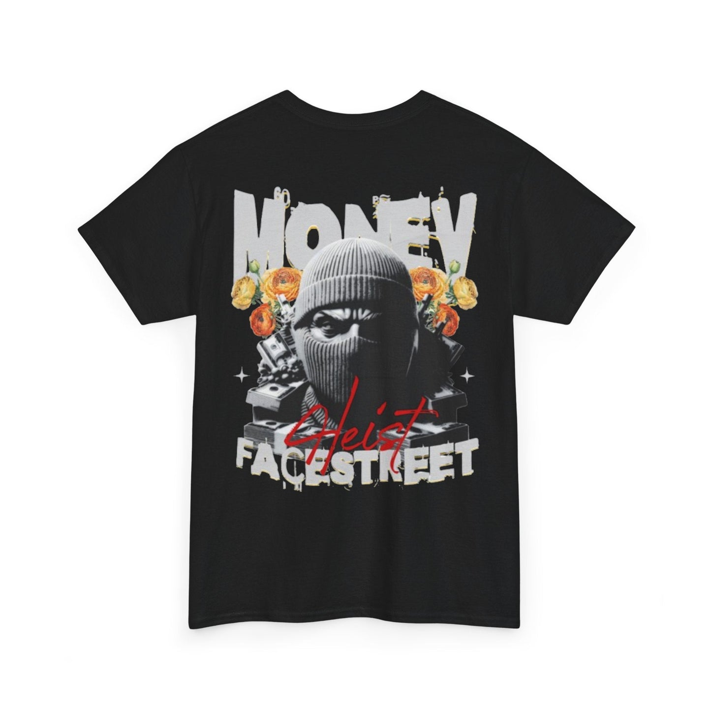 Stacked & Masked Black Tee - FacestreetStacked & Masked Black TeeFacestreet