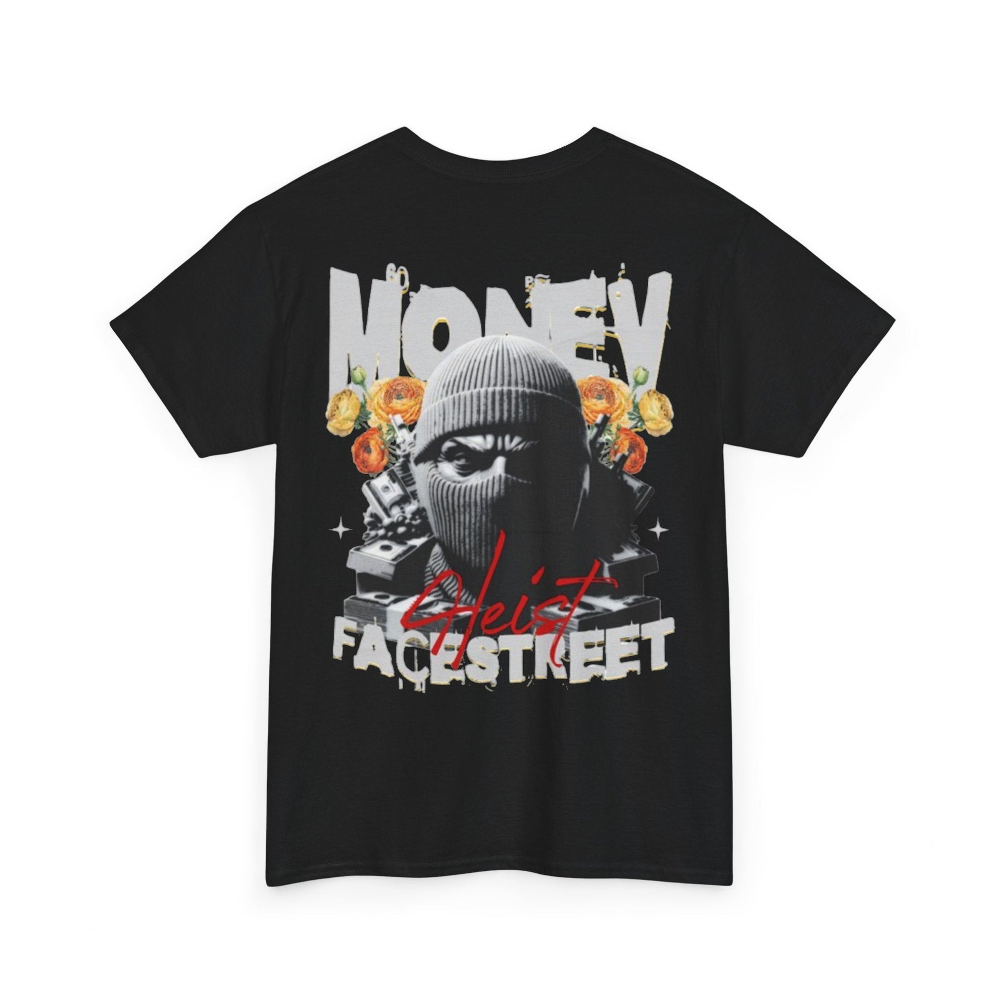 Stacked & Masked Black Tee - FacestreetStacked & Masked Black TeeFacestreet