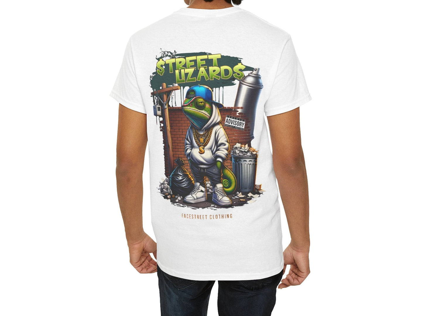 Street Lizards White Tee - FacestreetStreet Lizards White TeeFacestreet
