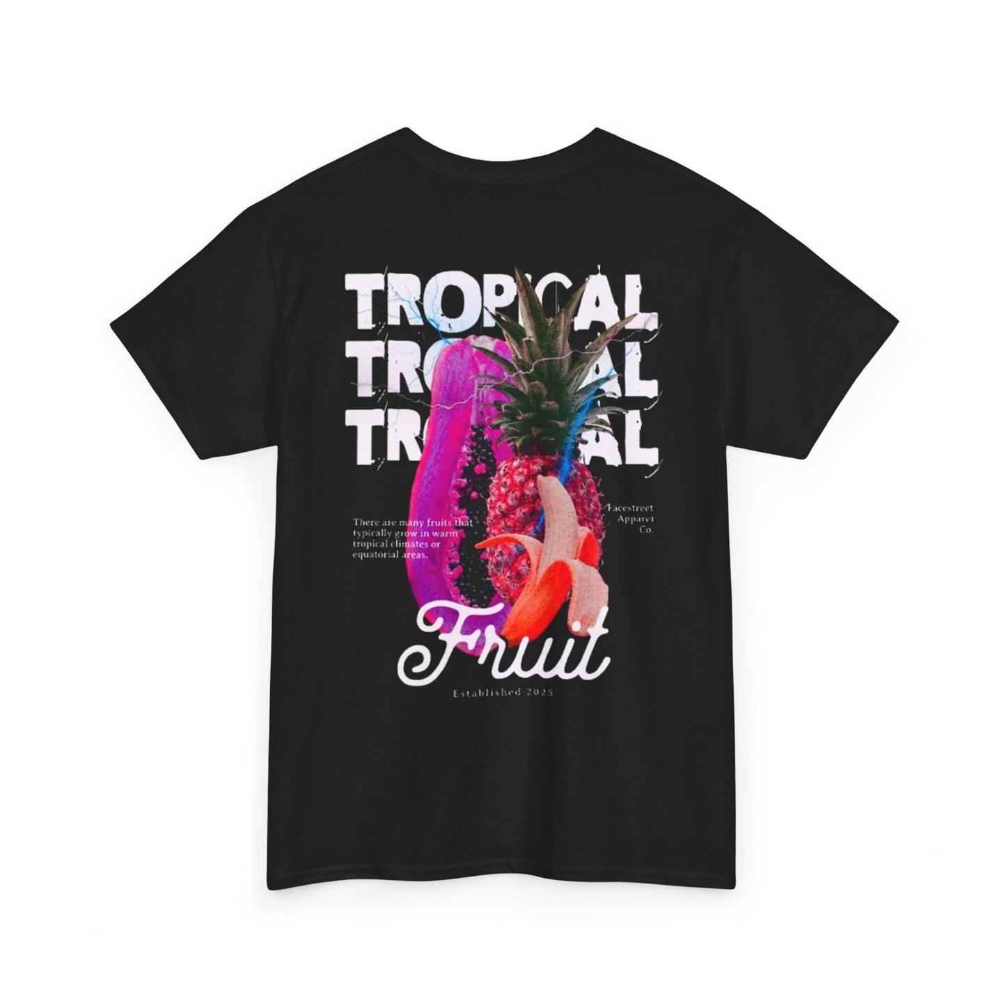 Tropical Fruit Black Tee - FacestreetTropical Fruit Black TeeFacestreet